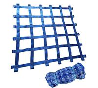 Rete di Sollevamento a C per carichi Pesanti, Imbracatura di Sicurezza Elastica, Imbracatura in Nylon, Adatta per edilizia, Sollevamento e movimentazione, 1x1 Metro, Maglia 10 cm, capacità d