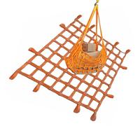 Rete di sollevamento di sicurezza in nylon piatto, per il carico e lo scarico di merci pesanti. Reti di sollevamento sospese per carichi pesanti.(3 X 3M/Mesh 20cm/Load 3.5t)