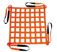 Rete di sollevamento merci, rete di sollevamento con imbracatura in nylon, per attrezzature da costruzione, trasloco, traino, sollevamento e scarico(3 X 3M/Mesh 15cm/Load 2.5t)