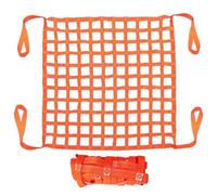 Rete di sollevamento per carichi pesanti, per il carico e lo scarico di merci, realizzata poliestere resistente agli strappi, per massima sicurezza ambito edile(2x2m-1ton/2204.6lbs-15cm)