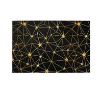 Rete di stelle oro e nere senza cuciture Modello, Puzzle da 1000 pezzi, puzzle in legno per tutta la famiglia, decorazione da parete per adulti e ragazzi