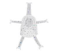 Rete di supporto per sedile da bagno a cinque angoli Rete antiscivolo regolabile universale in rete traspirante Poggiatesta morbido Rete da bagno per neonati Star, Spugna morbida, (Estrella)