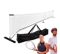 Rete di tennis portatile | Tennis Net 6.7m per corridoio | Nylon resistente 600D con borsa | Rete esterna per la formazione di giovani adulti, facile da scalare e trasportare
