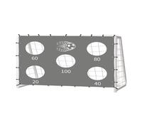 Rete di tiro da calcio - Tessuto pieghevole resistente alle intemperie - Rete pratica per porta da calcio - per esercizi, competizione di precisione, giovani principianti giocatori