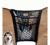 Rete divisoria auto per cani per Ford Tourneo, Custom, Courier, Capri, PUMA, Gen-E, Explorer EV 2024-2025, Barriera di sicurezza elastica resistente Rete portaoggetti sedili posteriore