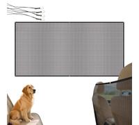 Rete divisoria per cani per automobili - Cancelletto di sicurezza per cani per seggiolini auto | Per berline, SUV, furgoni e pick-up Protezione sicura per una guida sicura con rete divisoria per i sed