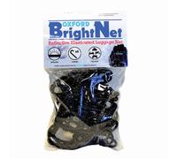 RETE ELASTICA NERA RIFLETTENTE OX658 OXFORD