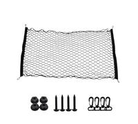 Rete Elastica per Bagagliaio Auto, Organizer per Bagagliaio in Nylon, Tasca Interna a Rete Estensibile (110x60 cm)