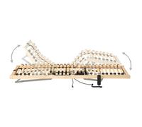 Rete elettrica a doghe 70 x 200 cm con 28 doghe e 7 zone, durezza individuale per un sonno riposante, ideale per letti e accessori