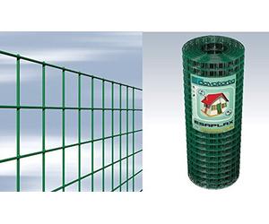 RETE ELETTROSALDATA esaplax 75x50 Cavatorta H. 200-25 mt PLASTIFICATA VERDE