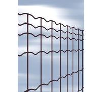 Rete elettrosaldata plastificata grigio antracite, rotolo 25 m, maglia 50x100 mm, filo Ø 2,5 mm per recinzione giardino ed esterni - FENCESHOP (H 122 cm)