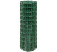 RETE ELETTROSALDATA PLASTIFICATA VERDE ZINCATA MAGLIA 75x63 VARI FORMATI MISURE