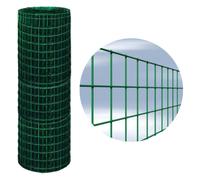 RETE ELETTROSALDATA PLASTIFICATA ZINCATA 50X75 RECINZIONE 10 MT VARIE ALTEZZE