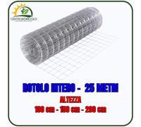 RETE ELETTROSALDATA ZINCATA 50X75 PER RECINZIONI DI DIVERSE ALTEZZA E LUNGHEZZE