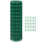 Rete elettrosaldata zincata plastificata 25x1 m verde