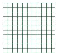 RETE ELETTROSALDATA ZINCATA PLASTIFICATA virnet H 50 cm MT 25 12x12