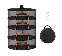 Rete essiccazione erbe e frutta appendibile a più livelli pieghevole con gancio