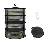 Rete Essiccazione,Essiccatore per Erbe Aromatiche a 4 Strati Sospeso, con Ganci e Cerniere, Rete per Essiccazione a Maglie per Piante, Erbe Aromatiche,Sspezie, Verdure, Carne