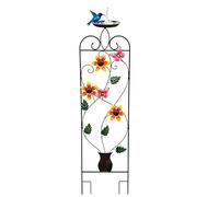 Rete esterna | supporto antiruggine per giardino, pali da giardino all'aperto per arrampicatori, per rose rampicanti, viti, verdure, piattaforma rialzata, cortile, patio,