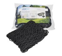 Relaxdays Rete Fermacarico, Elastica, per Rimorchio Auto, Protezione Portapacchi, 3 x 2 Metri, Sicurezza Carico, Nero