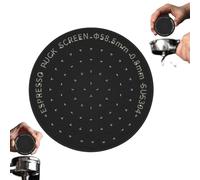 Rete filtrante a doppio strato con schermo per disco da caffè in acciaio inossidabile 304 riutilizzabile di alta qualità per un'estrazione uniforme e il lavaggio della testa della (58,5