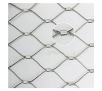Rete Flessibile in Corda d'Acciaio Inossidabile,304 Rete in Corda di Acciaio Inossidabile, Rete anticaduta ad alta quota , Diametro della corda 2.5 mm,personalizzabile ( Size : H0.6xL3m/H1.96xL9.84ft