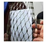 Rete Flessibile in Corda di Acciaio Inossidabile, recinzione for animali domestici for balcone, rete di protezione di sicurezza for carichi pesanti,Rete Decorativa ( Size : H0.7xL5m/H2.29xL16.40ft )