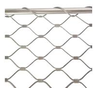 Rete Flessibile in Fune d'Acciaio Inossidabile - Rete di Sicurezza Resistente per ringhiere di balconi, parapetti per Scale e Barriere per Animali - Soluzione per la Protezione del Giardino