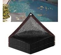 Rete Fogliare Rettangolare per Piscine Interrate,Copertura per la rete delle foglie della piscina, Blocca Le Foglie e i Detriti Caduti Telo protettivo per piscine in e fuori terra(4x6m(13.1x19.7ft))