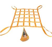 Rete for imbracatura da carico piatta, rete di sospensione for imbracatura in poliestere, rete for imbracatura da carico for imbracature da costruzione ( Size : 1.5 X 1.5M/Mesh 10cm/Load 500kg )