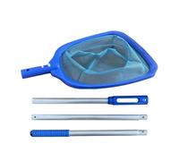 Rete for la pulizia della piscina, multifunzione, rete for, maglia fine, skimmer for vasca idromassaggio, asta di collegamento a 3 sezioni, manuale for casa