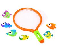 Rete gioco pesca pesciolini colorati per il bagno