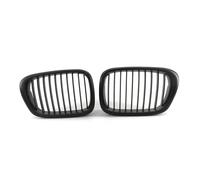 Rete Griglia Anteriore Per E39 Serie 5 525 528 1999 2000 2001 2002 2003 Gloss Black Grille Car Front Hood Grill Griglie Renali Racing Griglia Radiatore(Matte Black)