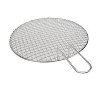 Rete Griglia Tonda Portatile Acciaio Inox Rete Barbecue Teglia BBQ Grid
