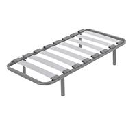 Rete Hermes con gambe da 32 cm | Struttura in legno e struttura in tubi di acciaio | Tasselli anti rumore | Ideale per camera da letto e stanza della tua casa | Dimensioni: 80 x 180 cm
