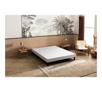 Rete imbottita con doghe, Escale Grigio 2 x 90 x 200 cm