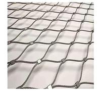 Rete in acciaio inossidabile 304 multifunzionale per recinzione da giardino, recinzione orizzontale per pollame, portatile, senza elettricità (1,5 x 30 m)