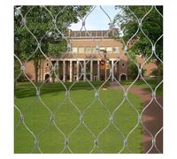 Rete in acciaio inossidabile 304, resistente, per aperture di soffitte, cortili, bordi del tetto, maglia 10 cm, spessore 2 mm, 1 x 10 m