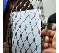 Rete in Acciaio Inossidabile 304 Resistente - Rete di Sicurezza anticaduta, Recinzione per Animali Resistente agli Urti (8x2,8 m/26,2x9,2 Piedi) per Uso Esterno