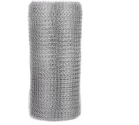 Rete in Acciaio Inox Flessibile Antitopo per Ingressi e Finestre | Maglia Fine per Esclusione, Uso Interno ed Esterno, Adatta a Fienili e Manutenzione, Colore Argento