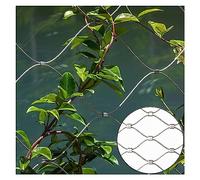Rete in corda in acciaio inossidabile 304 per giardino e campo da calcio, rete flessibile per ringhiere da 1,5 mm/2 mm, supporto per piante resistente, dimensioni 0,8 x 6 m, perfetta per uso esterno