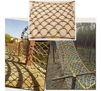 Rete in corda resistente per uccelli e bambini, 5 m x 5 m, rete da arrampicata per parco giochi all'aperto, rete da carico per casa sull'albero, scala, attrezzatura da gioco personalizzabile