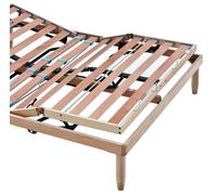 Rete in Legno 28 Doghe Elettrica Alzata Unica | Orange - EVERGREENWEB