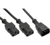 Rete in linea y cabla, apparecchio freddo, 1x IEC-C14 a 2x IEC-C13, 1M