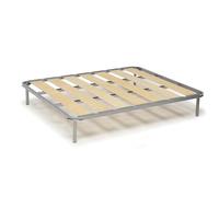 Talamo Italia - Rete letto piazza e mezza Mariagiulia, Rete ortopedica a doghe larghe, 100% Made in Italy, Cm 120x190h 31