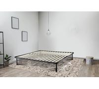 Talamo Italia Letto Piazza e Mezza Ottavia, Rete Ortopedica a doghe, 100% Made in Italy, Cm 120x190h30, Antracite