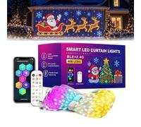 Rete Luminosa A LED Natalizia E Tenda Luminosa Smart Da Par ete Per (1M*1M)(2m*2m)