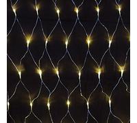 Rete luminosa con 160 luci a LED, colore bianco caldo, adatta per gli ambienti esterni ed interni