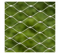 Rete metallica in acciaio inossidabile 304, 4 cm/1,5 mm, resistente, per animali e pollame, flessibile, anti-caduta (0,8 x 19 m) per la sicurezza