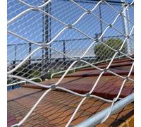 Rete Metallica in Acciaio Inossidabile per la Sicurezza del Balcone, Rete di Protezione per Il Giardino, barriera per Animali per Uso Interno ed Esterno, Rete di Sicurezza Resistente e Versa